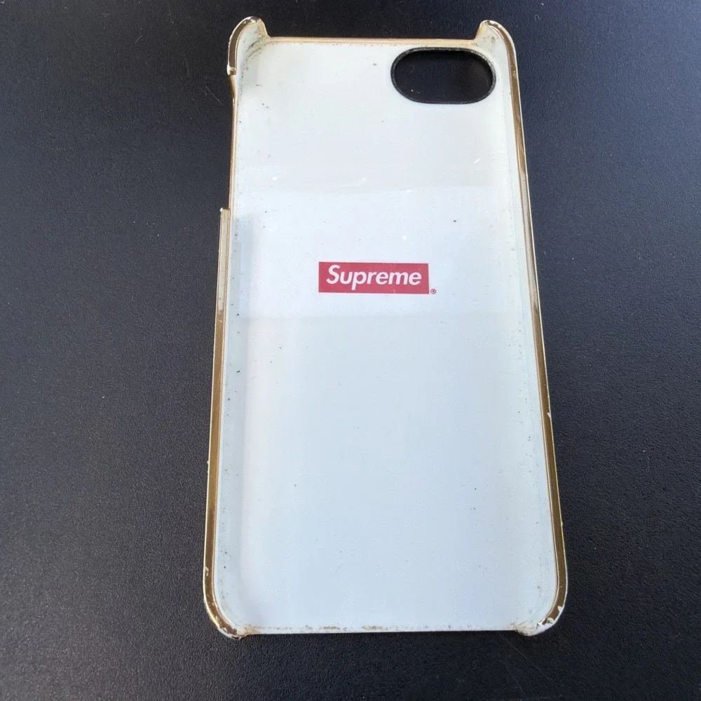 SS13 Supreme x Incase Bling Logo iPhone 5 case gold Used Rare Accessory Vintage